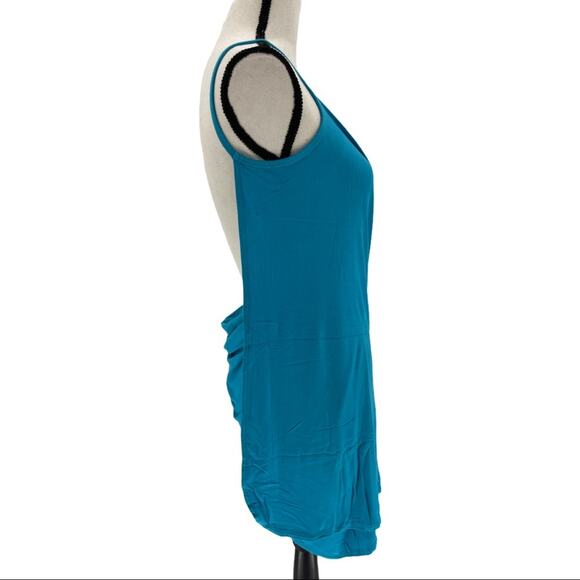 Moda International Women's Blue Wrap Swim Coverup Size Medium M - Picture 4 of 7